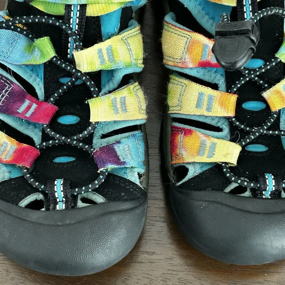 Keen Newport H2 Sandals Size 3?? Tie Dye Fisherman Water Hike